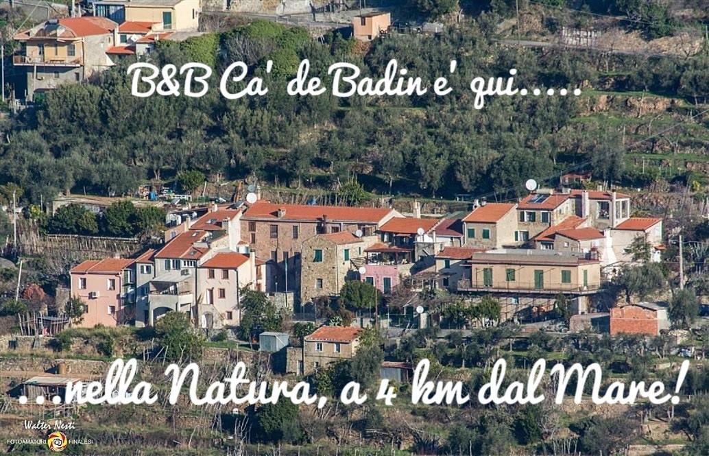 Bed and Breakfast Ca' de Badin Noli Exterior foto